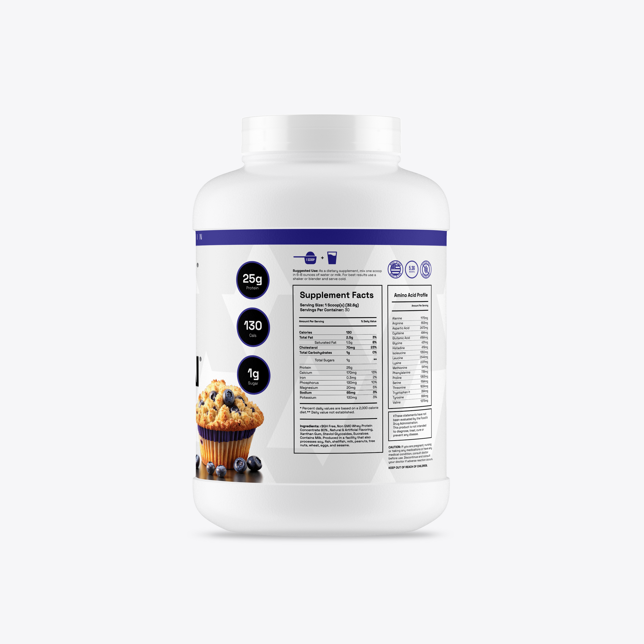HUMAN Whey Blueberry Muffin – Human Nutrition HUMAN Whey Blueberry Muffin – Human Nutrition